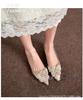 Champagne Crystal High Heels - Comfortable Bridal & Bridesmaid Shoes with Inner Lift