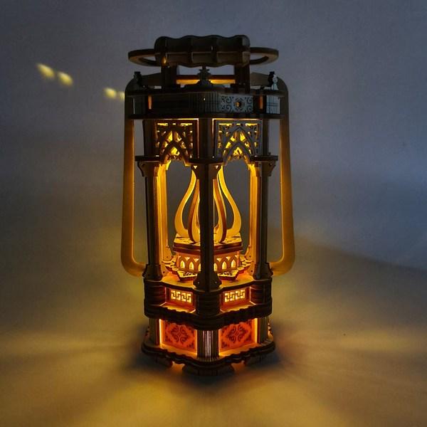 3D Stereoscopic Lantern Tree Puzzle Concentration Improvement DIY Puzzle Model Korea 3d Puzzle