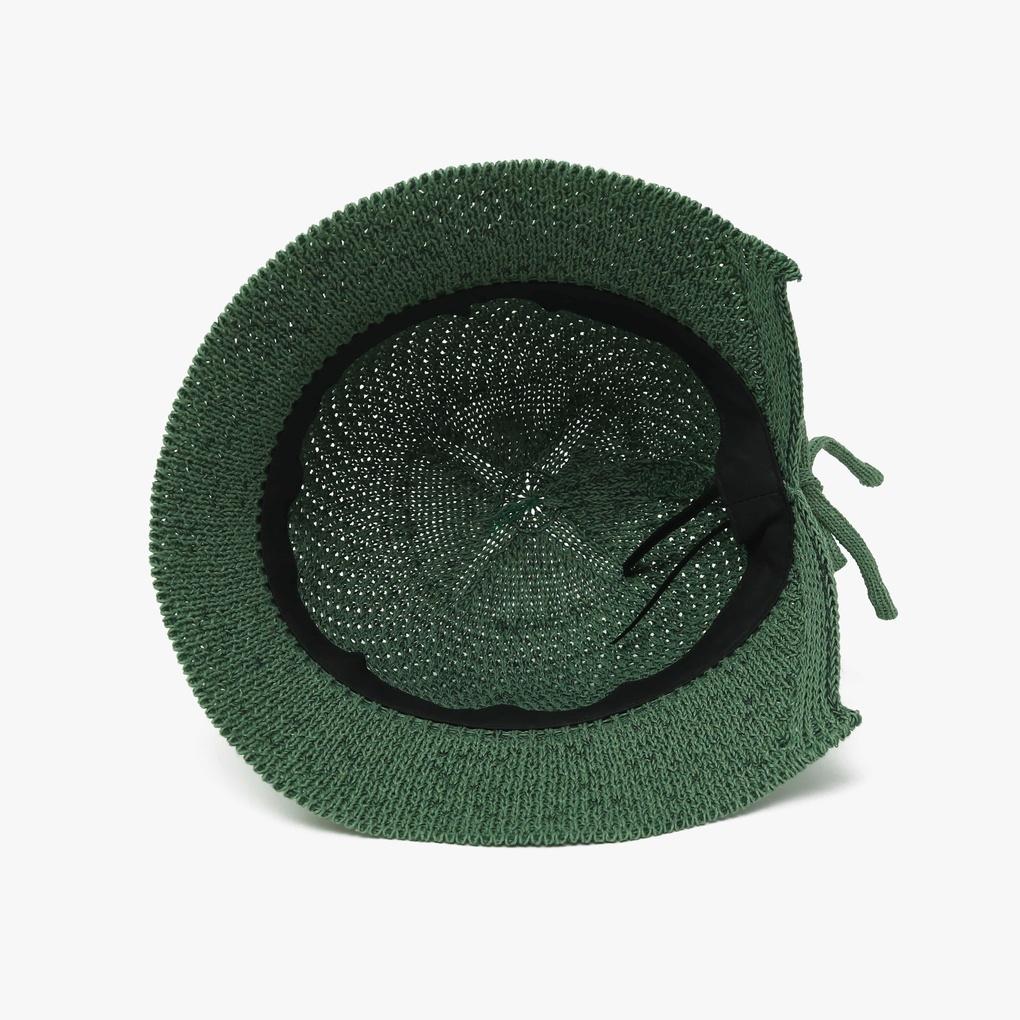 Men's and Women's Daily Bucket Hat with Solid Ribbon Bonnet Bucket