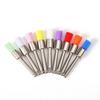 100Pcs Dental Prophy Brushes Polishing Polisher Disposable Latch Type Mixed Color Plat Used For Stain Removal And Polish