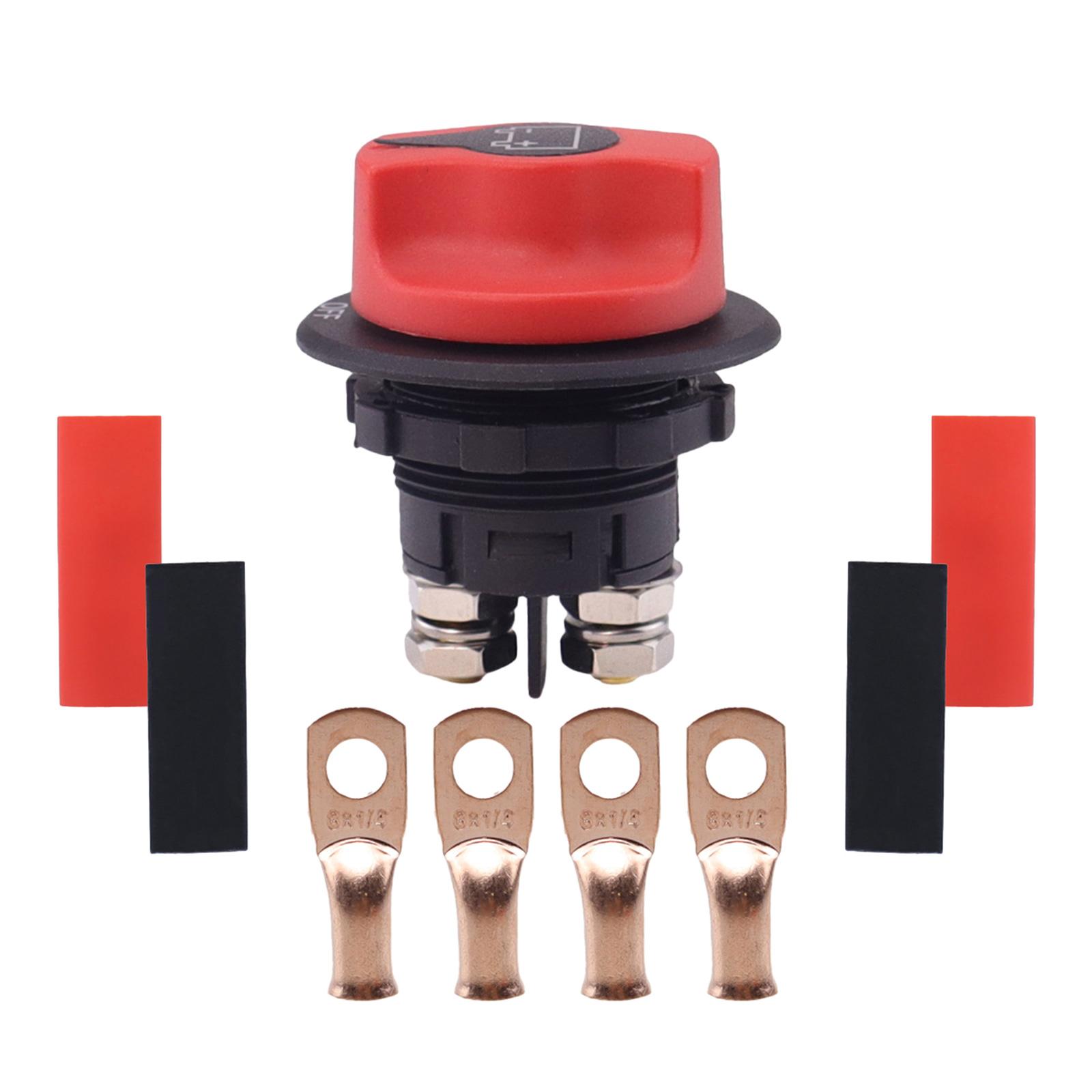 Car Power Battery Switches 50A-300A Battery Disconnect Switch for Marine Battery Cut Shut Switch