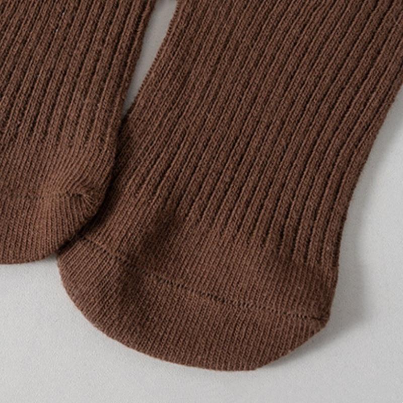 Lolita Princess White Lace Socks Children Spring Autumn Cotton Socks Korean Girl Bow Long Socks Solid Color Kids Knit Stockings