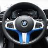 KADEKO Alcantara Suede Steering Wheel Cover for BMW G20 G30 G11 G05 G01 G02 G29 Sky 3/5/7/X3/X4/X5/Z4 (4175 Blue)