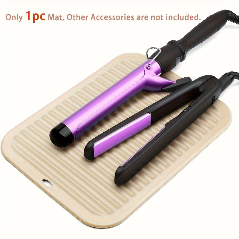 

1X Multifunctional Silicone Trivets For Hot Dishes Pots Pans Hot Pads For Kitchen Counters Curling Iron Pot Holders Mats білий
