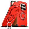 Pro Xiaomi Redmi Note 15 Pro Plus, 15 Pro 5G Pouzdro ELVEV Magnetické Pevný PC + Měkký TPU Odolné proti pádu Otočný Prstencový Stojan Kryt Telefonu