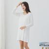 Camicia da notte da donna a maniche lunghe in modal – Ampia, sottile e perfetta per pigiami primaverili ed estivi