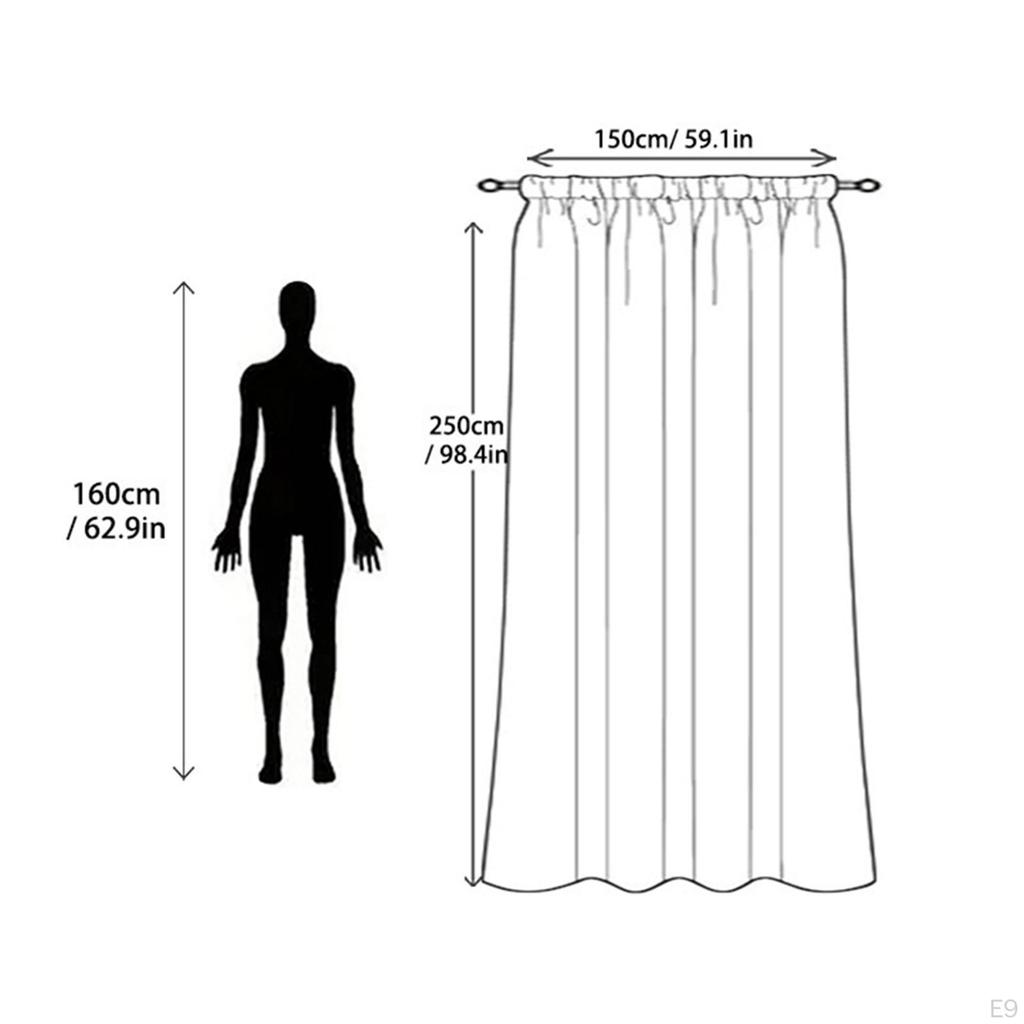 Floral Lace Curtain Bedroom Voile Fashion Window Panels Decorative Drape for