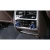Fit For BMW 5 Series G30 2018-  Blue Aluminum Rear Ac Knob Cover Trim