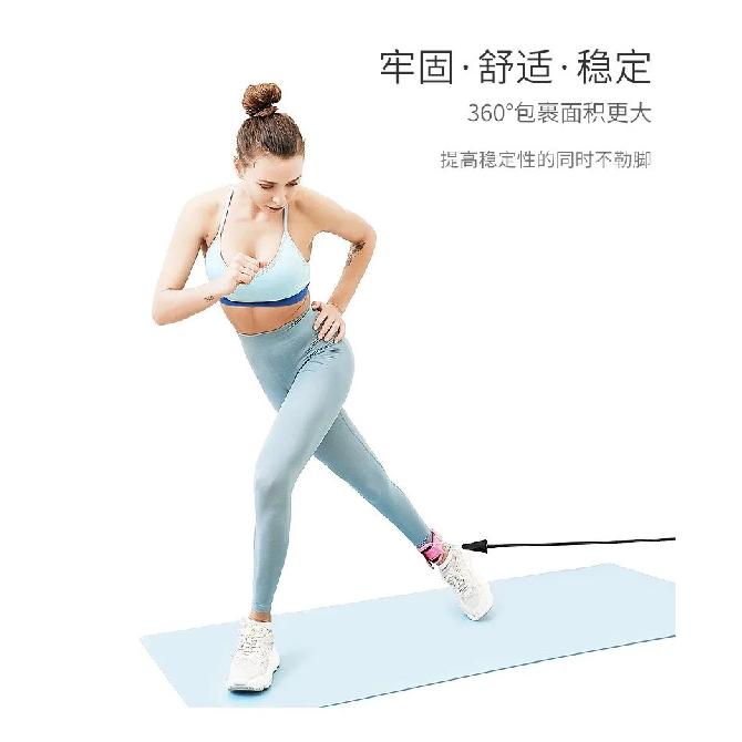Cinghie alla Caviglia con Anello a D Doppio Polsini alla Caviglia per Allenamenti in Palestra Glutei Gambe Allenamento della Forza Supporto Tutore Sicurezza Sportiva Abductori
