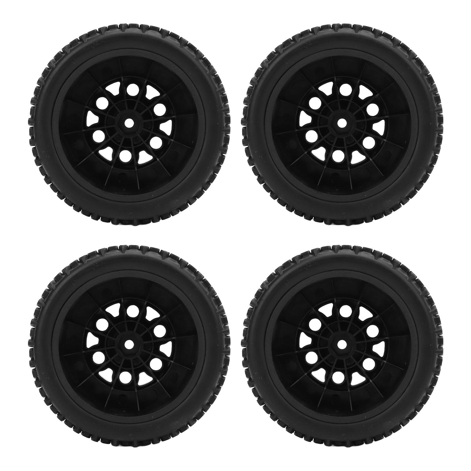 

4pcs 1 10 RC Wheels and Tires RC Truck Tires Wheels Diameter 110mm Connector 12mm for Slash Arrma 4x4 2WD Short Course