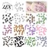Crystal Beads for Ornaments Faceted Teardrop Glass Beads, Water Drop Loose Spacer Top Drilled DIY Earring Necklace Components Sun Catcher, Bracelet