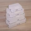 Transparent Rectangular Plastic Storage Box Organizer Stickers Box Desktop Container Washi Tape Stickers Box Art Case Stationery