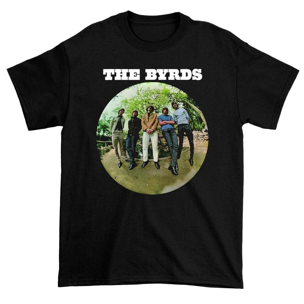 The Byrds Band Black Cotton All size S-5XL Gift For Fans T-Shirt OM264 Unisex T-Shirt S