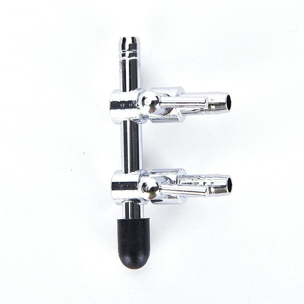 Stainless Steel Aquarium Tank Air Pump Air Flow Splitter Air Flow Tube Pipe Line Control Valve Switch Valve
