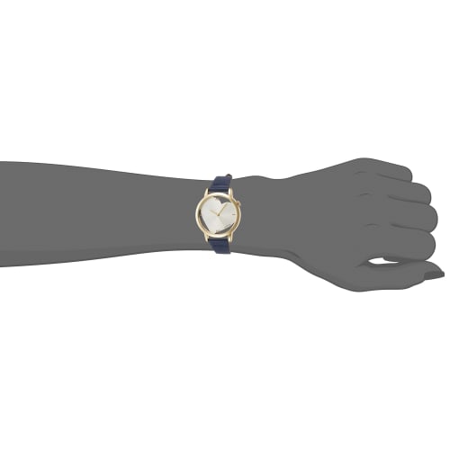 Fieldwork Analog Watch, Hertz, Leather Strap, Women's, Navy, QKS165-4