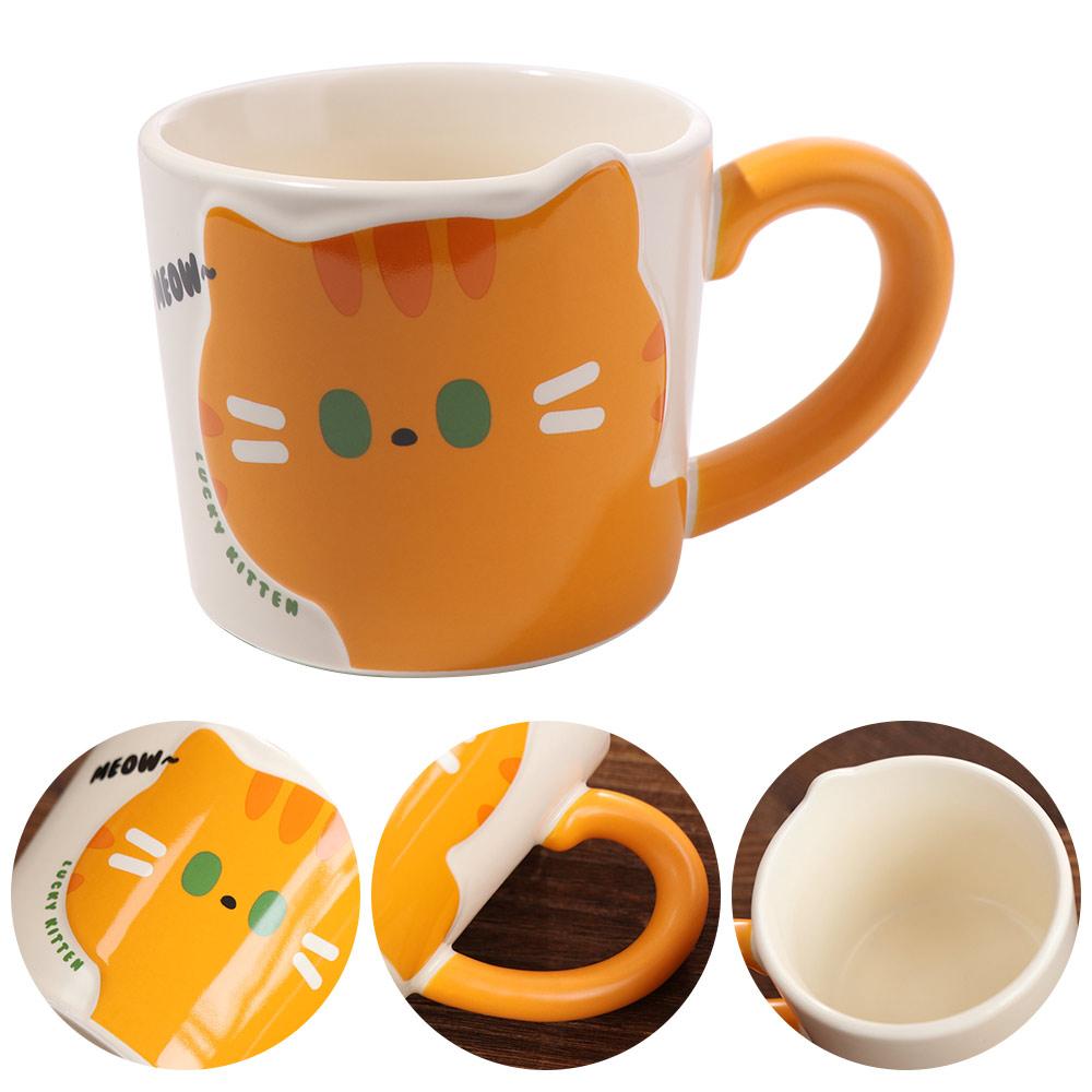Cat Pattern Cat Coffee Cup Creative Style Milk Cup Creative Gift Coffee Mug Gift Giving