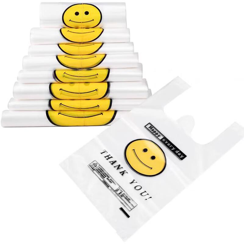 

Smiley Face Thickened Plastic Carry Bags