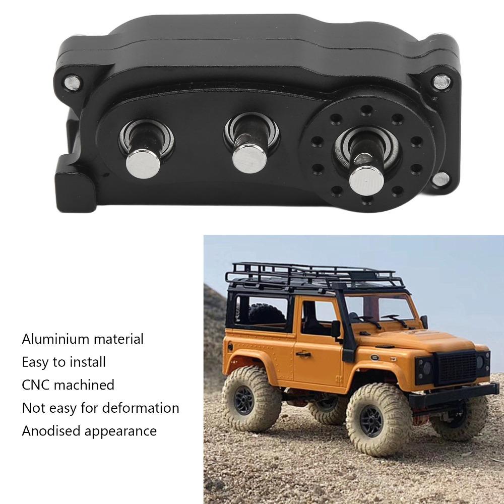 Compact 2 Speed Gearbox Metal Transfer Case for SCX10 1/10 RC Crawler Car For Climbing Car