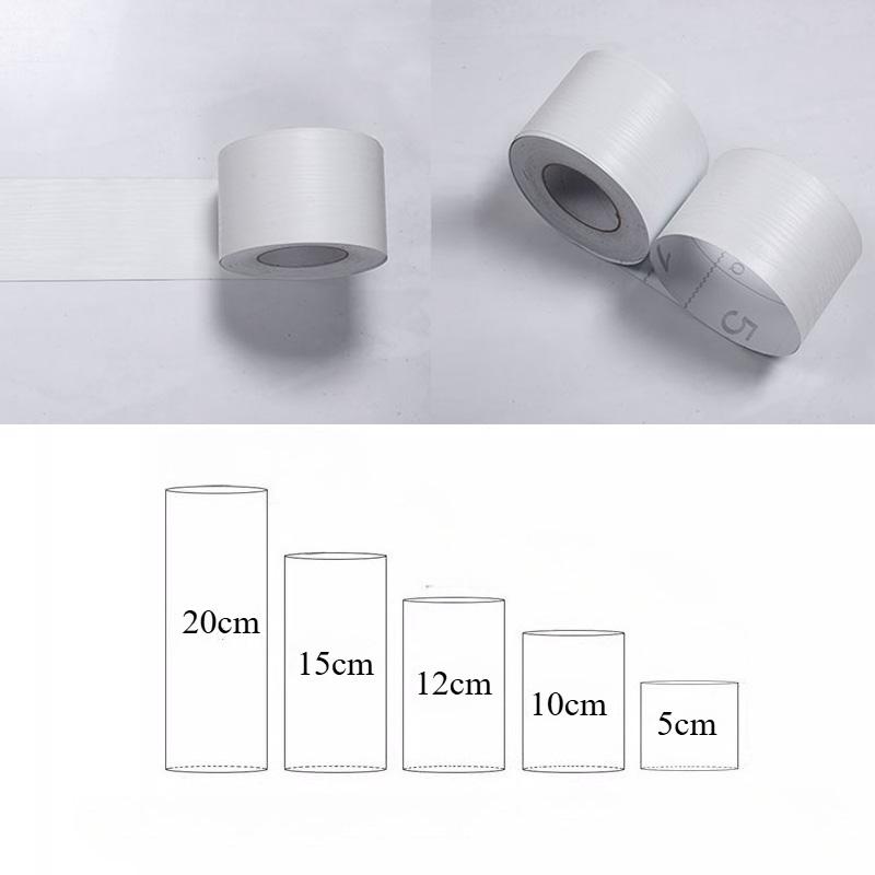 10meter Long Waterproof Self-adhesive PVC Baseboard Sticker Wood Grain Marble Wall Border Stickers Vinyl Decals Home Decor