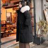 SNOWFLYING Women's Thickened Fox Fur Collar Down Jacket