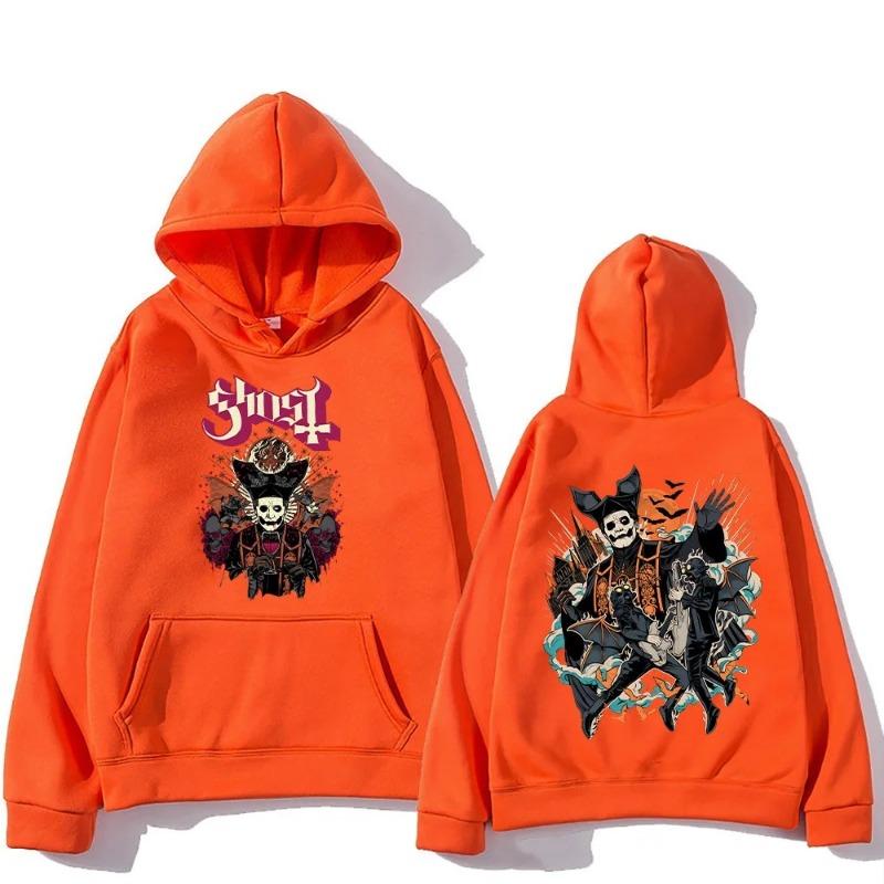 Ghost Music Band Autumn Winter Printed Men's Hoodie Brand Hoody Y2K Clothes Vintage Fashion Casual Unisex Long Sleeve Pullovers