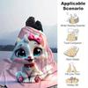 1pc Cute Cartoon Cat, Cartoon Blanket, for Decorating Your Own Sofa and Living Room, Super Soft Flannel, for All Season Use, Bed, Couch, Off