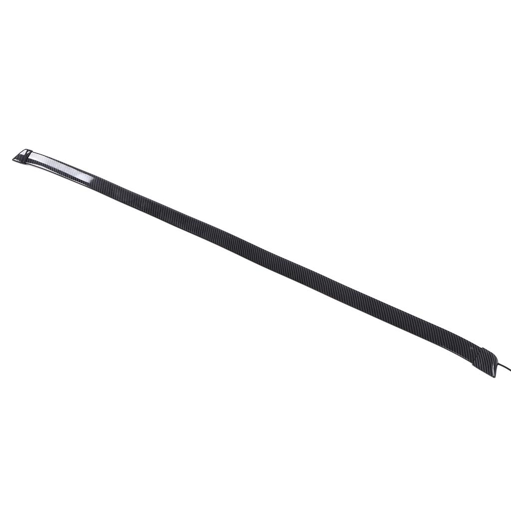 Carbon Fibre Style Rear Trunk Spoiler Lip LED Colorful Spoiler Wing Universal Car Modification