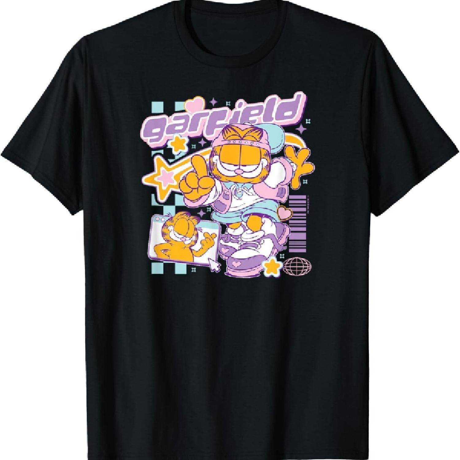

Garfield - Kawaii Y2K Outfit T-Shirt XXXXXL чёрный