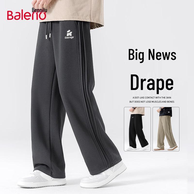 

Baleno Men s Drawstring Wide-Leg Casual Pants 3XL