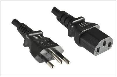 Microconnect Power Cable 2.1M Black Iec320