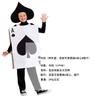 Halloween costumes, April adult Alice in Wonderland, stage performances, playing cards, hearts and hearts costumes