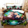 3D Digital Printing Bedding Four-Piece Set Three-Piece Set Chinchilla Bed Sheet Quilt Pillow