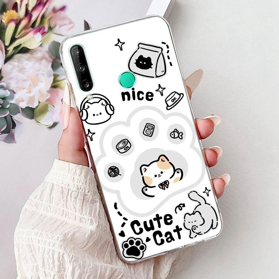 For Huawei Y6P Case MED-LX9 Soft Silicone TPU Back Cover For Huawei Y7p 2020 ART-L29 Phone Cases Huawei P40 Lite E Coque Shells