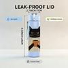 1PC Black Cat Coffee Cup 750ml Color Plastic Sports Water Bottle Leakproof Flip Straw Lid Suitable for Sports Office Home Use
