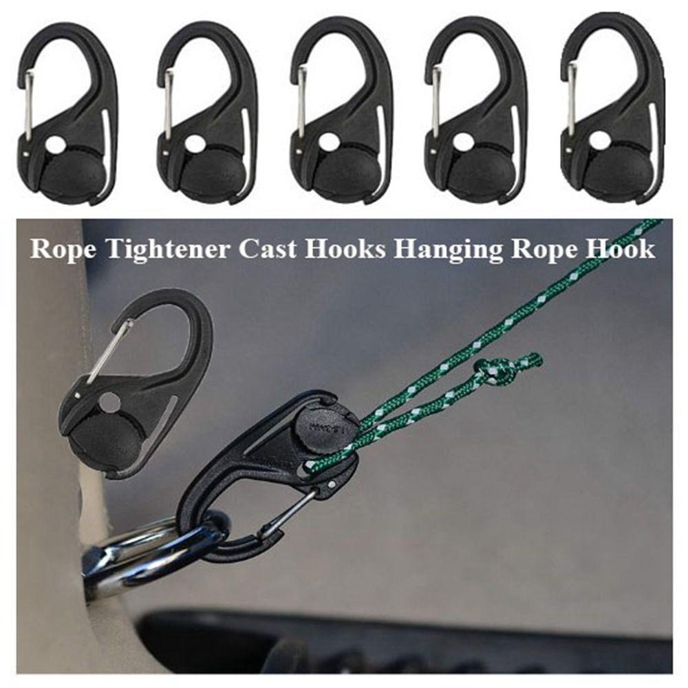 1/2/5pcs Without Knotting Rope Tightener 66*34mm Self-Locking Binding Fixed  Outdoor Tools
