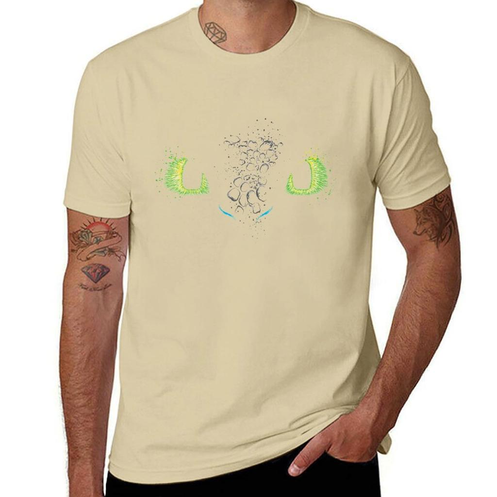 The Eyes Of The Dragon T-Shirt t-shirts plusstorlekar sommarkläder Estetiska kläder herr vintage t-shirts