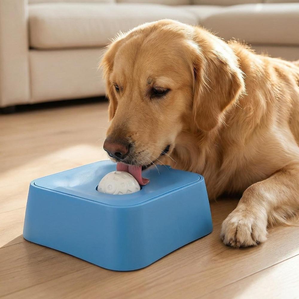 Large Capacity Dog Licking Bowl Rolling Licking Pet Slow Feeder Slow Eating Bowl  Travel