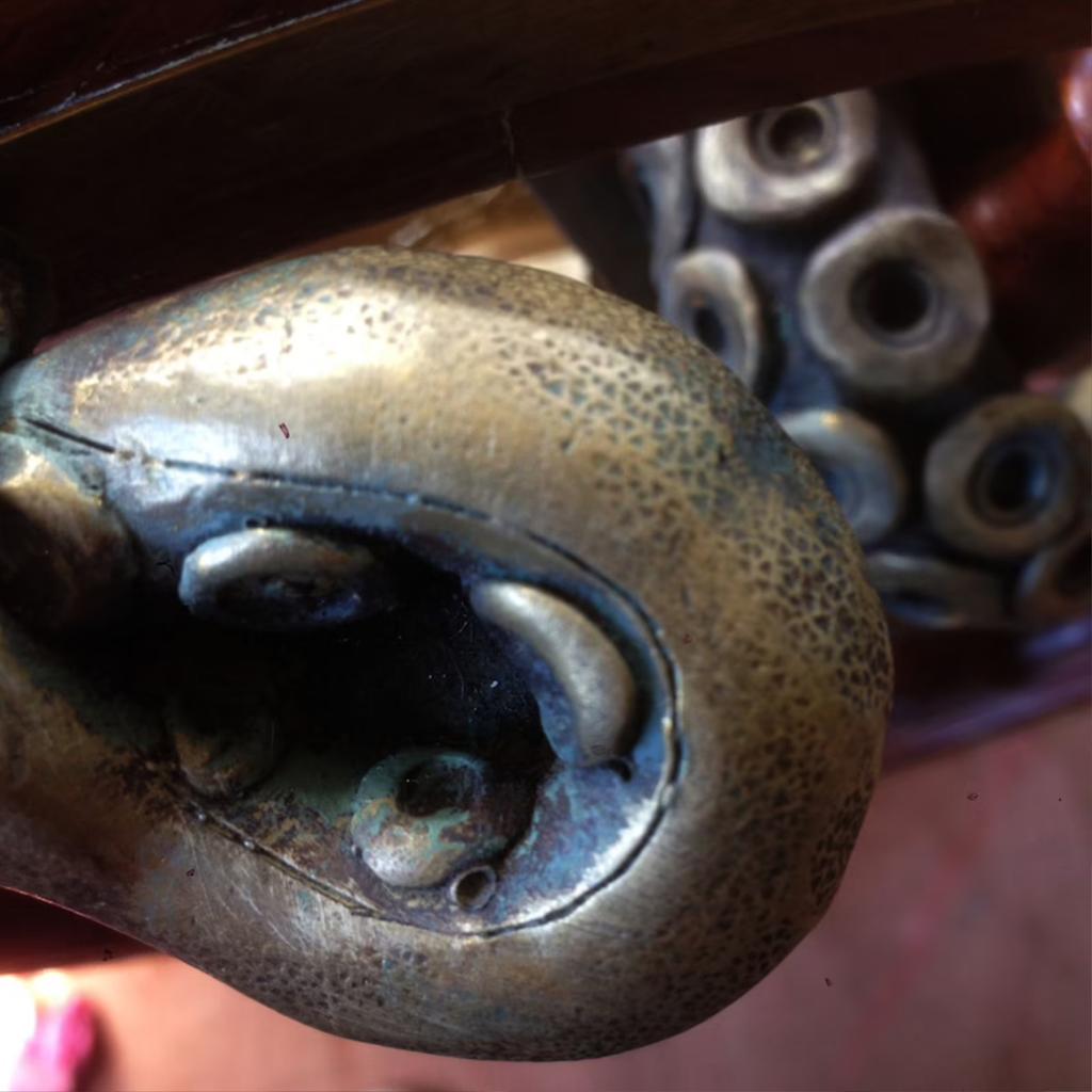 Retro Octopus Türknauf Griff Punk Octopus Tentakel Türgriff Deep Ocean Creature Dekorative Harz Türklopfer Figur