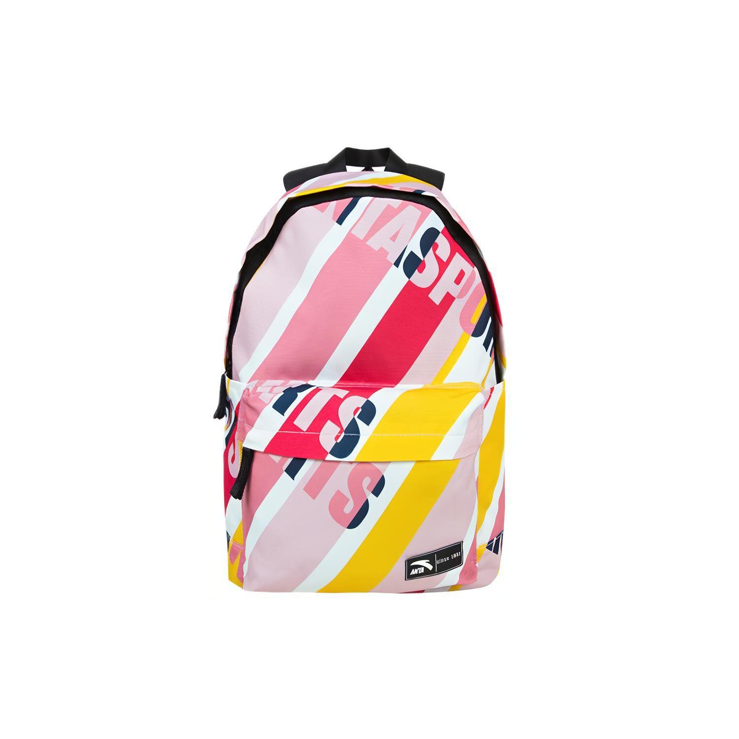 New Anta Fabric Laptop Bag Backpack Women s Soft And Tender Pink 192138151-7 29.0*14.0*42.9CM