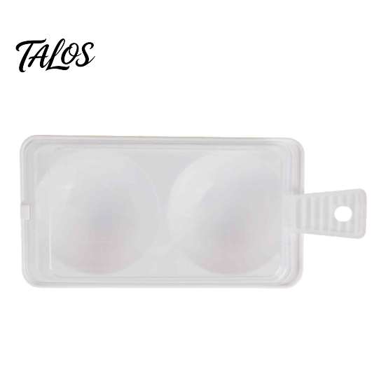 Egg Poaching Cups Dual-Cavity Microwave Poacher, Cooker Steamer with Lid Handle, Nonstick Maker, Kitchen Breakfast Gadget Dual Slot Boiler