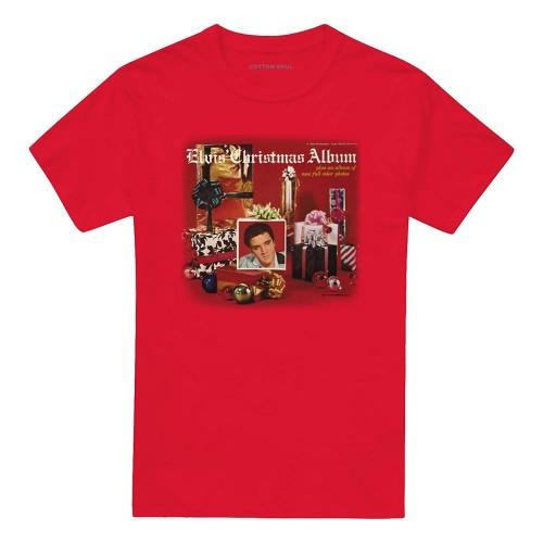 Elvis Presley Unisex Adult Album Christmas T-Shirt