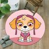 1pc Paw9 Carpet, Round Rug, Comfortable, Suitable for Entryways, Living Rooms, Office, And Bedrooms, Christmas Decoration
