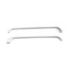 Car Air AC Vent Sticker for BMW X1 F48 2016 2017 2018 2019 2020 2Pcs Stainless Steel Decoration Cover Strip Interior Accessories