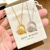 European and American Irregular Heart Pendant Rose Necklace - Valentine’s Day & Qixi Festival Gift for Women