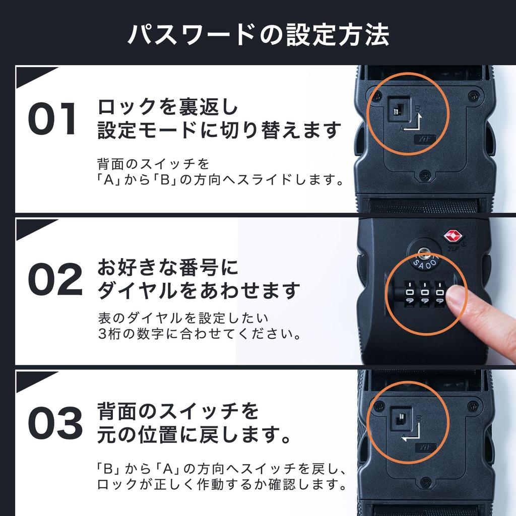 Zamek TSA Walizka Poręczny Podróżny Pokrętło ANY SELECT Pasek, Pasek do przenoszenia, Pasek, Zamek 3-cyfrowy, Antykradzieżowy, Lekki, Regulowany, W kształcie I, Fioletowy,