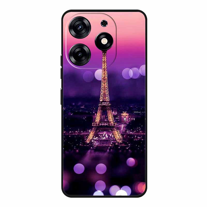 For Tecno Spark 20 Pro Case Wolf Soft Silicone TPU Back Cover Phone Cases For Tecno Spark20 Pro KJ6 Cute Animals Protector Funda