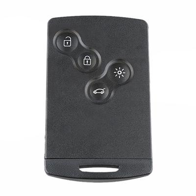Per Renault Megane Custodia per embrioni piatti con telecomando Smart Car Key a 4 pulsanti