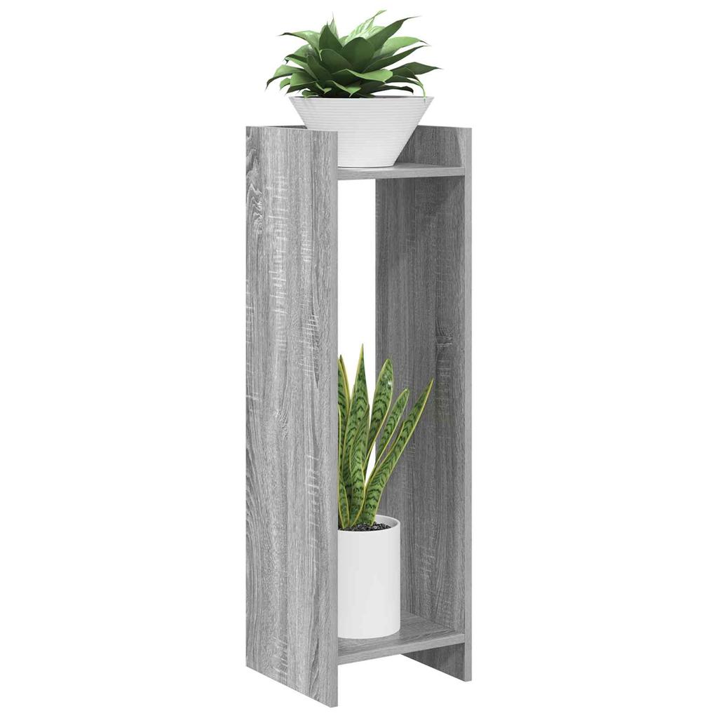 Plant Stand Grey Sonoma 30 x 30 x 100 cm Wood Based Material