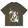 230 Gsm 100% Cotton Demon Slayer V40 Kaigaku Print Unisex Heavy Cotton T Shirt