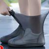 1 Pair Silicone WaterProof Shoe Covers Lip-resistant Rubber Rain Boot Rain Gear Overshoes Accessories for Outdoor Rainy Day